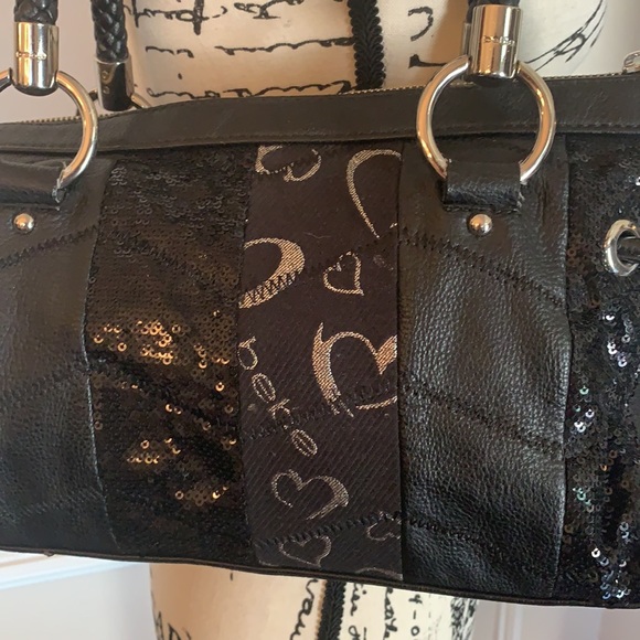 🖤 BEBE Black Satchel Purse Bag🖤 - Picture 6 of 10